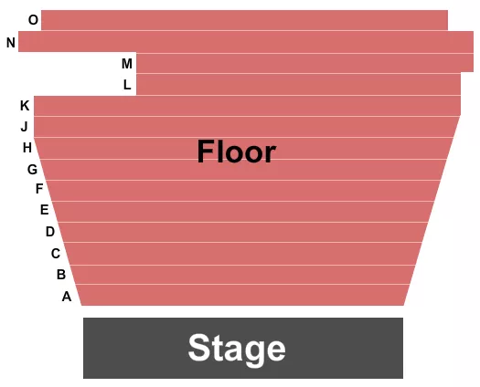seating chart for Little Theatre At Midland Center For The Arts - Endstage - eventticketscenter.com